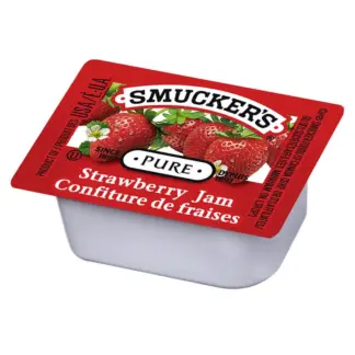 Smucker's Pure Strawberry Jam, 200 x 16 mL