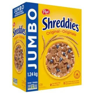 Post Shreddies Original Cereal, 1.24 kg