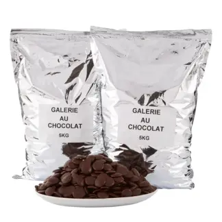 Galerie au Chocolat Organic Fair Trade Dark 72% Chocolate Drops