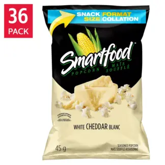 Smartfood White Cheddar Popcorn, 36 × 45 g