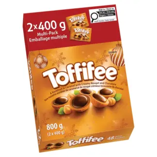 Toffifee Candy, 2 × 400 g
