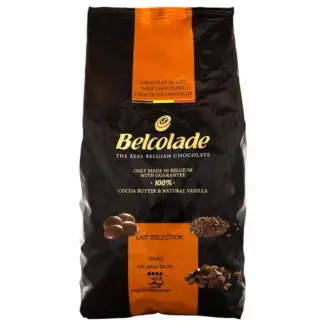 Belcolade 34% Milk Chocolate Drops, 5 kg