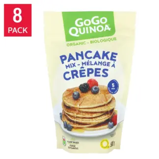 GoGo Quinoa Organic Pancake Mix, 8 x 500 g
