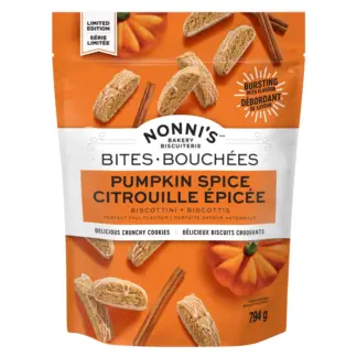 Nonni's Pumpkin Spice Biscotti Bites , 794 g