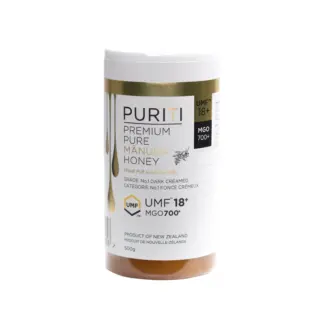 Puriti Manuka Honey UMF18+ MGO 700, 500 g