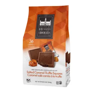 House of Brussels Chocolates, Salted Caramel Truffle Squares, 504 g