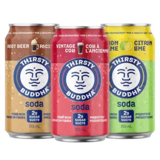 Thirsty Buddha Soda Variety Pack 355 mL 15-pack