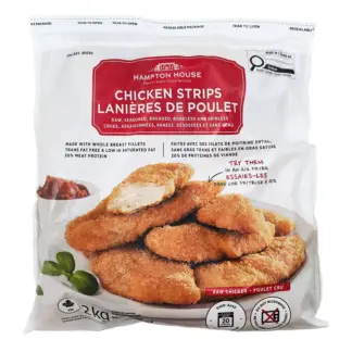Hampton House Frozen Breaded Chicken Strips, 2 kg