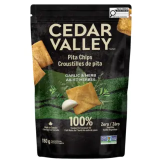 Cedar Valley Garlic & Herb Pita Chips, 545 g