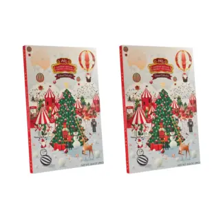 Ickx Advent Calendar With Assorted Belgian Christmas Chocolates, 2 × 295 g