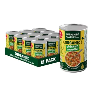 Yorkshire Valley Farms Organic Chicken Noodle Soup, 12 x 398 mL