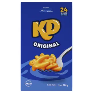 Kraft Dinner Original Macaroni and Cheese, 24 × 200 g