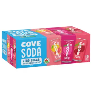Cove Soda Fruity Reds 355 mL, 15-pack