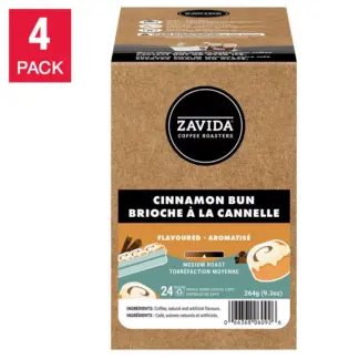 Zavida Cinnamon Bun K Cup Pods, 96-count