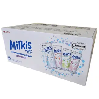 Milkis Yogurt Soda Variety Pack, 250 mL 24-pack