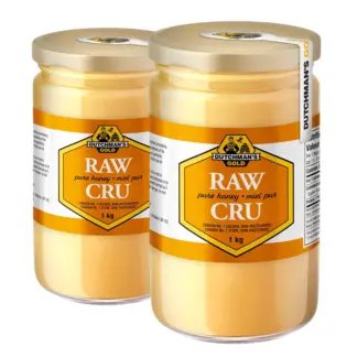 Dutchman's Gold Raw Honey, 2 × 1 kg