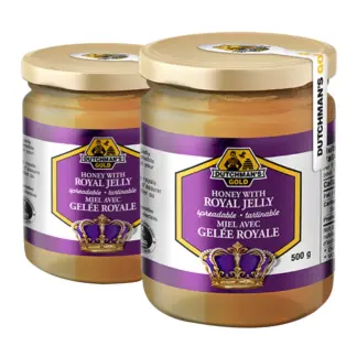 Dutchman's Gold Honey with Royal Jelly, 2 × 500 g