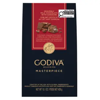 Godiva Masterpiece Heavenly Milk Chocolate with Ganache, 428 g