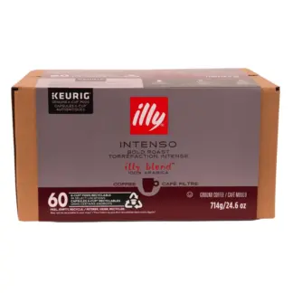 Illy Intenso Bold Roast K-Cup Pods, 60-count